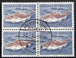 Greenland   1981  MiNr.129 HOLSTEINSBORG 3-6-1985 (O) ( Lot E 1839 ) - Gebruikt