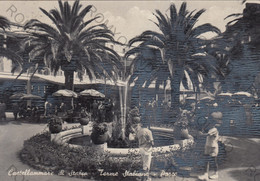 CARTOLINA  CASTELLAMMARE DI STABIA,CAMPANIA,TERME STABIANE-PARCO,MARE,SOLE,ESTATE,VACANZA,BELLA ITALIA,VIAGGIATA 1953 - Castellammare Di Stabia