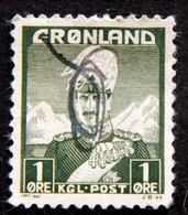 Greenland 1958 CHRISTIAN X  MiNr.1  (O) ( Lot E 2287  ) - Oblitérés