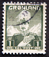 Greenland 1958 CHRISTIAN X  MiNr.1  (O) ( Lot E 2288  ) - Oblitérés