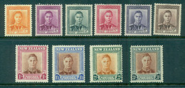 New Zealand 1937 KGVI Portraits MLH - Ongebruikt