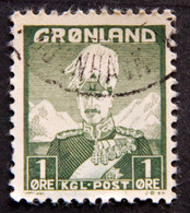 Greenland 1958 CHRISTIAN X  MiNr.1  (O) ( Lot E 2298 ) - Used Stamps