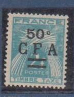 REUNION           N° YVERT    TAXE 37    NEUF SANS CHARNIERES     ( NSCH  4 ) - Timbres-taxe