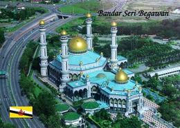 Brunei Bandar Seri Begawan Bolkiah Mosque Aerial View New Postcard - Brunei