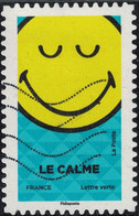 France 2022 Oblitéré Used Prenez Le Temps De Sourire Smiley Le Calme - Used Stamps