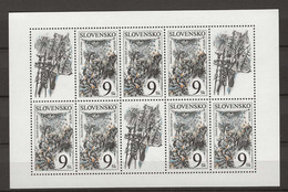 1997 MNH Slovensko, Mi 278 Kleinbogen,  Postfris** - Blokken & Velletjes