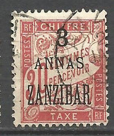 ZANZIBAR TAXE N° 4 OBL - Used Stamps