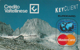 ITALIA  BANK AMERICARD - CREDITO VALTELLINESE - EUROCARD - Credit Cards (Exp. Date Min. 10 Years)