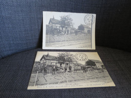 NOYANT (02) Guerre 1914-18 Maison De Monsieur Turlure Militaires Animation Carte Postale + Cliché Photo - Sonstige & Ohne Zuordnung