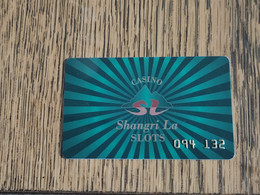 Georgia-casino Shangri La-SLOTS(tibilist)-(094-132)-(out Side Number-282229)-used Card+1card,prepiad Free - Casino Cards