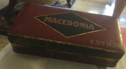 MACEDONIA Metal Box FOR 50 Cigarette MACEDONIA EXTRA, The Box  Measuring In Mm 140 X 75  H Mm 30 - Boîtes