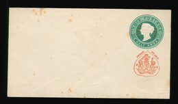 Ganzsache Umschlag Envelope Indien India Postage Stempel Jeend State Jhind State Half Anna - Briefe