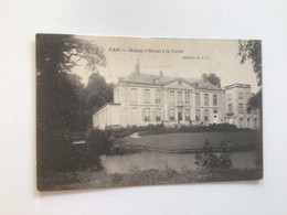 Carte Postale Ancienne (1907) Karin Château D’Hespel à La Tombe - Tournai
