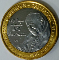 Cameroon - 4500 CFA Francs (3 Africa), 2007, X# 32, Pope John Paul II (Fantasy Coin) (1236) - Cameroon