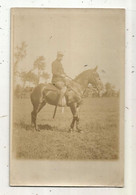 Cp , Carte Photo , Guerre 1914-1915 , écrite 1915 , Militaria ,militaire , Cavalier , Cheval - Characters