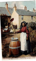 Channel Islands  , Postcard No 211 - Butter Making--LL  (LOUIS LEVY ) Not Postally Used ,white Back, Colour - Other & Unclassified