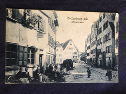 Rottenburg Königstrasse Carte Rare - Rottenburg