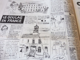 1978  ÉGOÛTS ROUGES  .......LE GOULAG EN FRANCE ....Etc  (Charlie Hebdo) - Humor