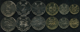 Hong Kong Coins Set #4. 1993-98 (6 Coins. XF-Unc) - Hong Kong