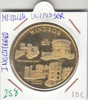 CRM0258 MEDALLA INGLATERRA WINDSOR 10 - Sonstige & Ohne Zuordnung