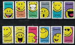 PRENEZ LE TEMPS DE SOURIRE - SMILEY - TIMBRES OBLITERES - NOUVEAUTE JUIN 2022 - Used Stamps