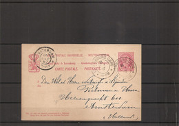 Luxembourg ( EP De 1897 De Luxembourg-Gare Vers Les Pays-Bas à Voir) - 1891 Adolphe Front Side