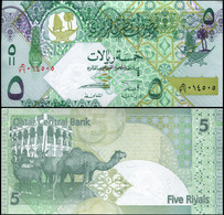 Qatar 5 Riyals. ND (2008) Paper Unc. Banknote Cat# P.29a - Qatar