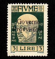 Fiume  Scott #145 Uncancelled (Provisional Government) - Fiume & Kupa