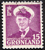 Greenland 1950 Frederik LX  MiNr.31b( Lot E 2366) - Oblitérés