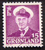 Greenland 1950 Frederik LX  MiNr.31b( Lot E 2367) - Oblitérés