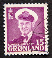 Greenland 1950 Frederik LX  MiNr.31b( Lot E 2368) - Oblitérés