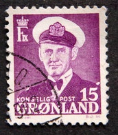 Greenland 1950 Frederik LX  MiNr.31b( Lot E 2370) - Oblitérés