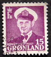 Greenland 1950 Frederik LX  MiNr.31b( Lot E 2372) - Oblitérés