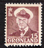 Greenland 1950 Frederik LX  MiNr.31a( Lot E 2379) - Usados