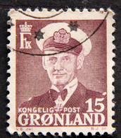 Greenland 1950 Frederik LX  MiNr.31a( Lot E 2385) - Used Stamps