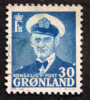 Greenland 1950 Frederik LX  MiNr.33( Lot E 2397) - Oblitérés