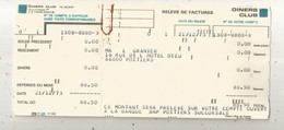 Relevé De Facture , CARTE DINERS CLUB , 1973 , Frais Fr 1.75 E - Ohne Zuordnung