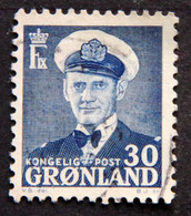 Greenland 1950 Frederik LX  MiNr.33( Lot E 2402) - Oblitérés