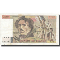 France, 100 Francs, Delacroix, 1984, TTB, Fayette:69.08a, KM:154b - 100 F 1978-1995 ''Delacroix''
