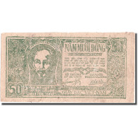 Billet, Viet Nam, 50 D<ox>ng, Undated (1948-1949), KM:27c, TTB - Viêt-Nam