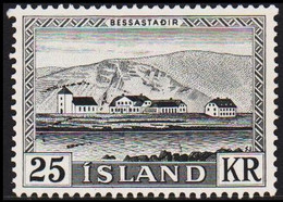 1957. ISLAND. Bessastadir. 25 Kr.  (Michel 319) - JF523045 - Gebruikt