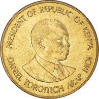Monnaie, Kenya, 5 Cents, 1991, British Royal Mint, SUP, Nickel-Cuivre, KM:17 - Kenya