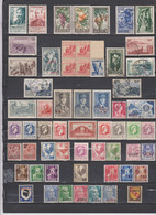 118 TIMBRES ALGERIE OBLITERES & NEUFS**&* + SANS GOMME DE 1941 à 1957  Cote : 89,75 € - Oblitérés