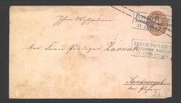 Preussen,U 26,o Berlin Post  Exp.9, Blau (217) - Postal  Stationery