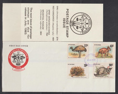 Hutt River Province (Australia) 1983 Wildlife FDC - Werbemarken, Vignetten