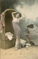 Baigneuse * Série De 3 CPA 1904 * Femme Maillot De Bain Mode * Art Nouveau - Mode