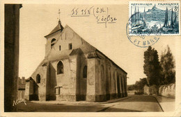 Le Pin * Rue Et église Du Village - Autres & Non Classés