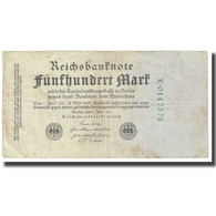 Billet, Allemagne, 500 Mark, 1922, 1922-04-01, KM:74b, B+ - 500 Mark