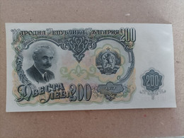 Billete De Bulgaria De 200 Leva, Año 1951, Uncirculated - Bulgaria