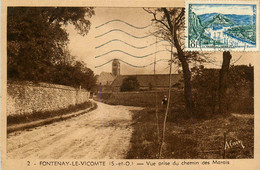 Fontenay Le Vicomte * Vue Prise Du Chemin Des Marais - Other & Unclassified
